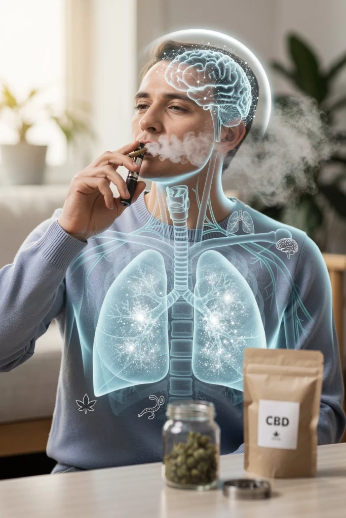 consommation des fleurs de CBD