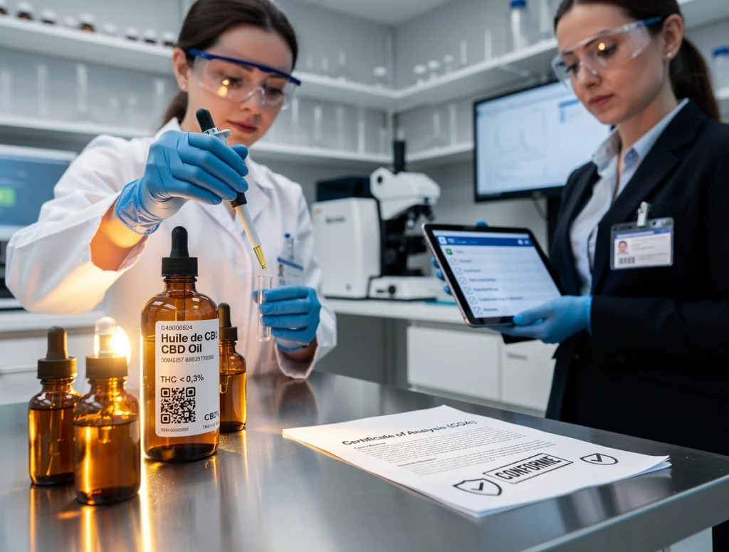 extraction du CBD pour huiles